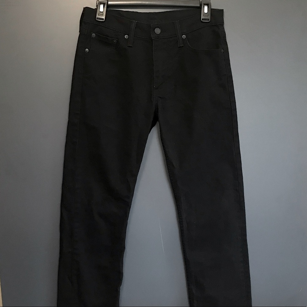 Mens Levis 513 Black Slim Straight Leg Jeans